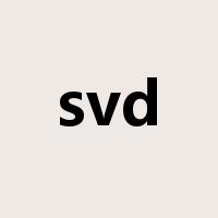 svd是什么意思