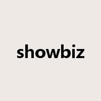 showbiz是什么意思
