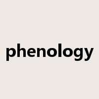 phenology是什么意思