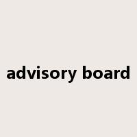 advisory board是什么意思