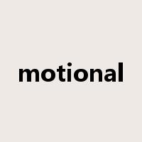 motional是什么意思