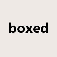 boxed是什么意思