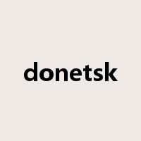 donetsk是什么意思