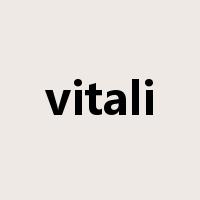 vitali是什么意思