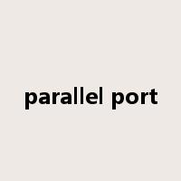 parallel port是什么意思