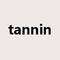 tannin是什么意思