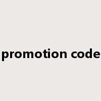 promotion code是什么意思