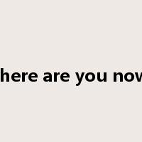 where are you now?是什么意思