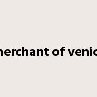 merchant of venice是什么意思