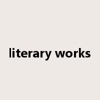 literary works是什么意思