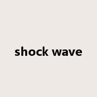 shock wave是什么意思