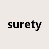 surety是什么意思
