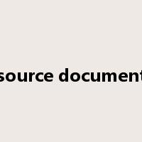 source document是什么意思