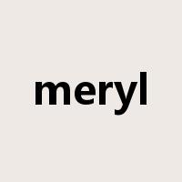 meryl是什么意思