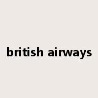 british airways是什么意思