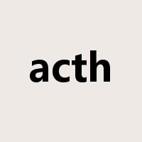 acth是什么意思