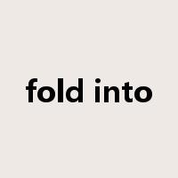 fold into是什么意思