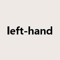 left-hand是什么意思