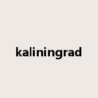 kaliningrad是什么意思