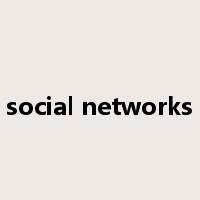 social networks是什么意思