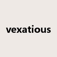 vexatious是什么意思