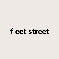 fleet street是什么意思