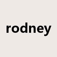 rodney是什么意思