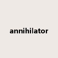 annihilator是什么意思