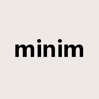 minim是什么意思