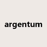 argentum是什么意思