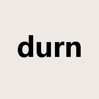 durn是什么意思