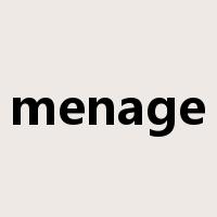 menage是什么意思