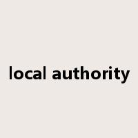local authority是什么意思