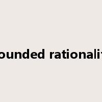 bounded rationality是什么意思