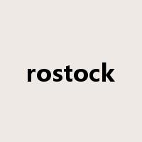 rostock是什么意思