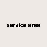 service area是什么意思