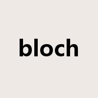 bloch是什么意思