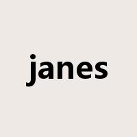 janes是什么意思