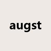 augst是什么意思