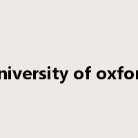 university of oxford是什么意思
