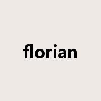 florian是什么意思