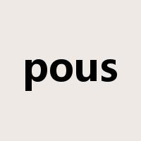 pous是什么意思