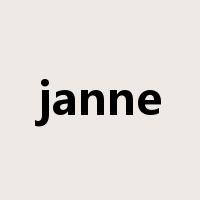 janne是什么意思
