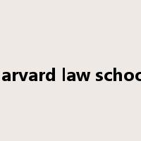 harvard law school是什么意思