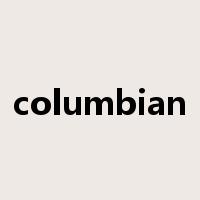 columbian是什么意思