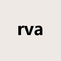 rva是什么意思