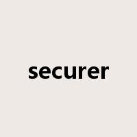 securer是什么意思