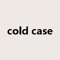 cold case是什么意思