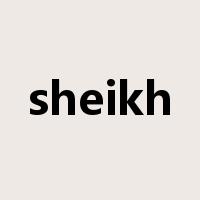 sheikh是什么意思