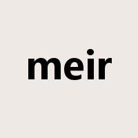 meir是什么意思